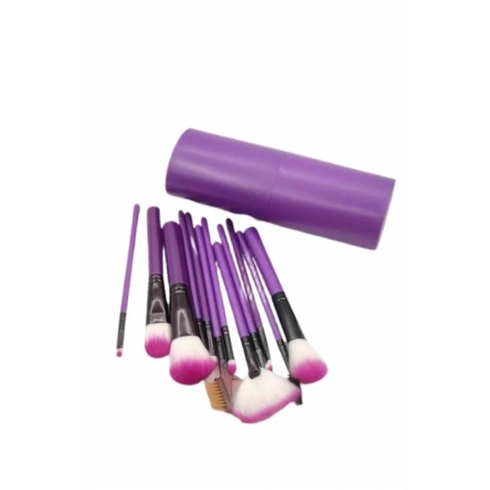 BFS 12 Parça Profesyonel Makyaj Fırçası Far Fırçası Allık Fırçası Yumuşak Kıllı