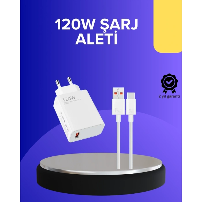 BFS 120 Watt Hızlı Şarj Adaptörü Samsung S20 S21 S22 S23 Uyumlu