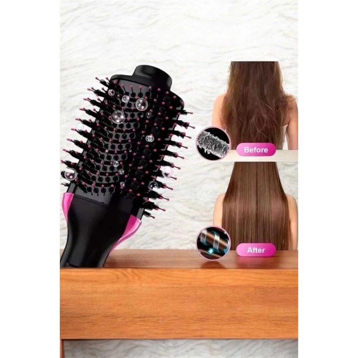 BFS 1200 Watt Gücünde, Negatif İyon Teknolojili, 3 Isı Kademeli Fön Tarağı