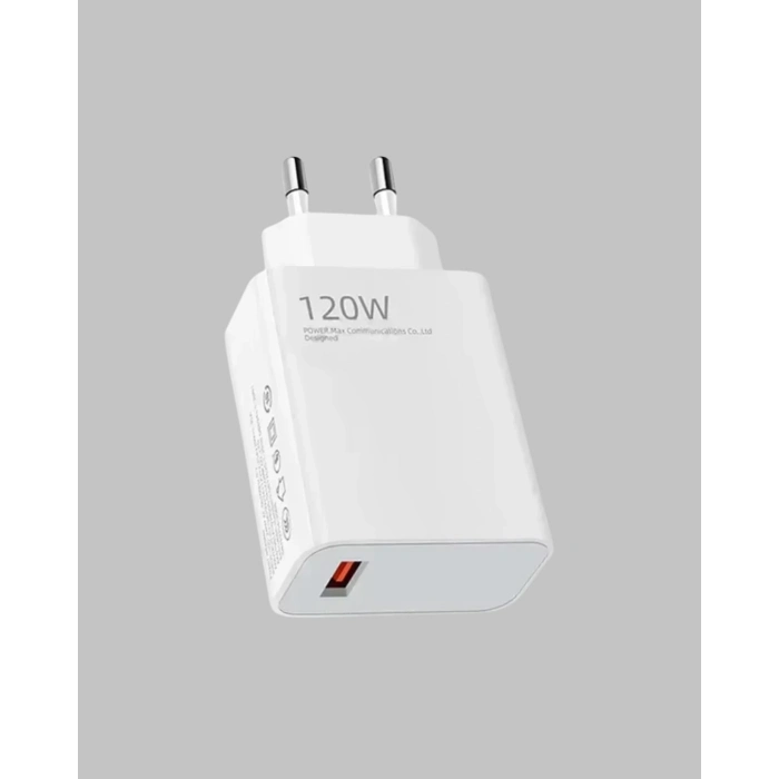 BFS 120W Hızlı Şarj Başlığı Ultra Güçlü Type-C Adaptör Kablo Dahil