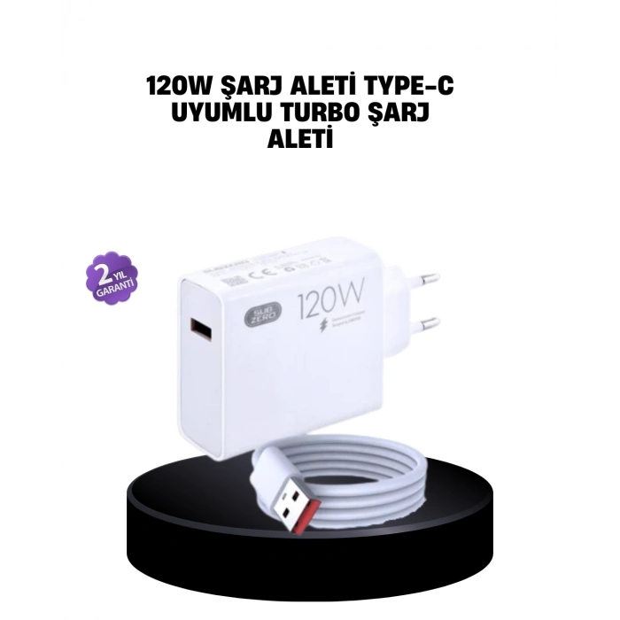 BFS 120W Mi Turbo Destekli Hızlı Şarj Cihazı Type-C Uyumlu Akım Korumalı