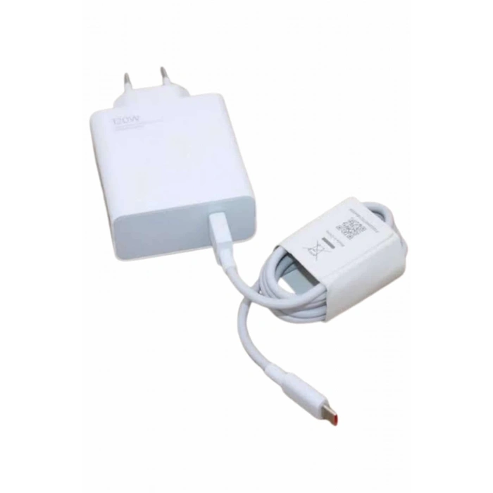 BFS 120W Şarj Aleti Hızlı Çift Turbo Şarj Aleti Seti Beyaz