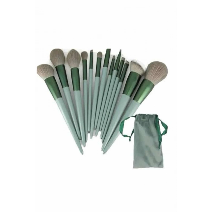 BFS 13 Parça Makyaj Fırça Seti Far Kontür Aydnlatıcı Fırçası İz Bırakmaz Hafif ve Yumuşak