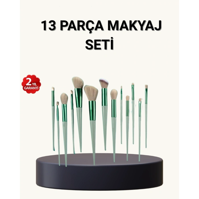 BFS 13’lü Yumuşak Kıllı Makyaj Fırça Seti – Profesyonel Kalite, Hassas Ciltlere Uygun