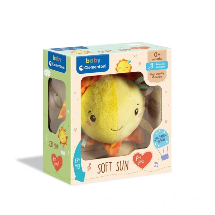 BFS  17795 Baby Clementoni - Müzikli Pelüş Güneş