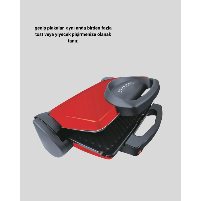 BFS 2000 Watt Tost Makinesi 6 Dilim Kapasiteli Döküm Plakalı Üç Kademeli Isı Ayarlı