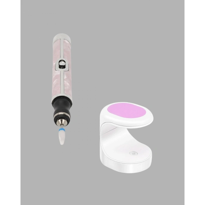 BFS 20.000 RPM Tırnak Matkabı + Mini LED Oje Kurutma Cihazı Seti