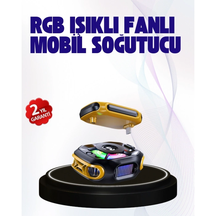 BFS 2000mAh Bataryalı Kablosuz Taşınabilir Cihaz Soğutucu