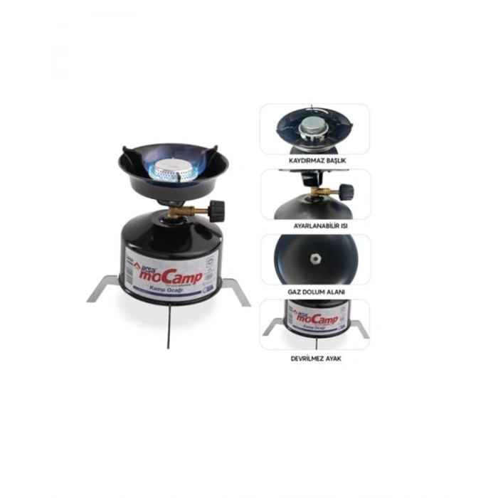 BFS 220 gr Gaz Tüpüyle 4 Saat Yanabilen Verimli Kamp Ocağı