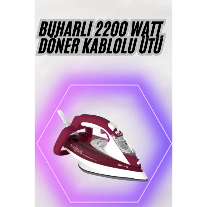 BFS 2200W Seramik Kaplama Estetik Tasarımı 360 Derece Dönebilir Kablosu