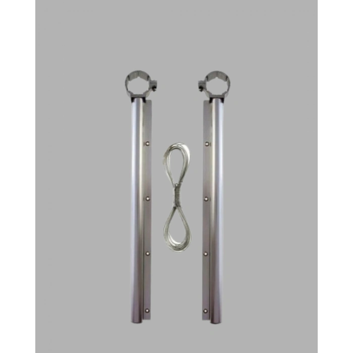 BFS 25x60 cm Çamaşır Askılığı Kare Balkon Demiri İçin Dayanıklı Tasarım