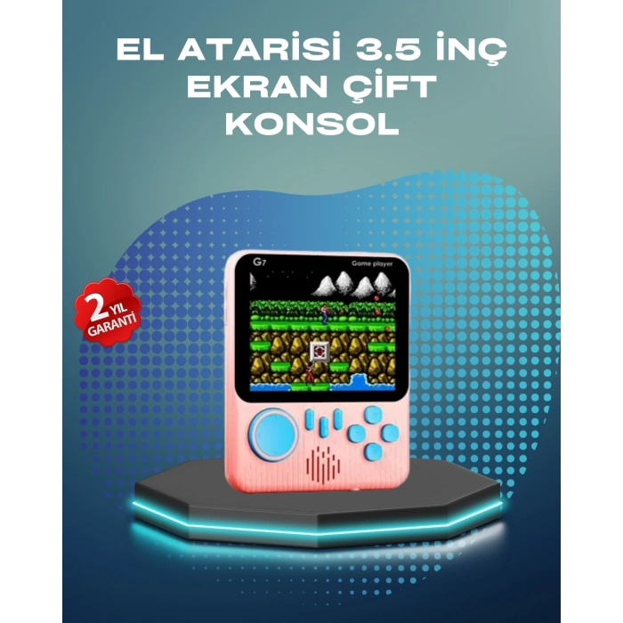BFS 3.5 İnç LCD Ekranlı 666 Oyunlu Taşınabilir Retro Oyun Konsolu