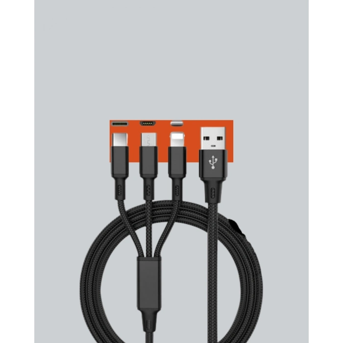 BFS 3’ü 1 Arada Hızlı Şarj Kablosu
