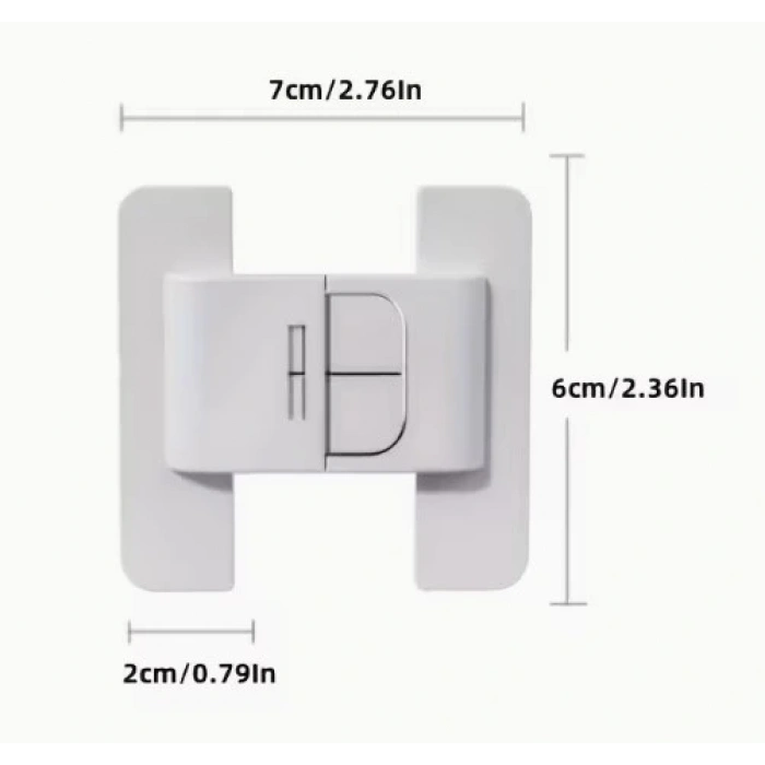 BFS 4 Adet Buzdolabı, Çekmece ve Dolap Kapağı Çocuk Kilidi