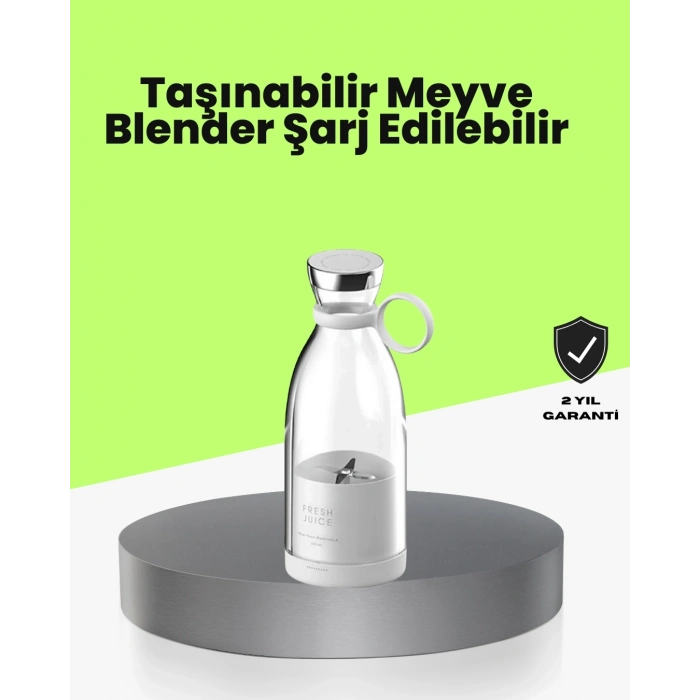 BFS 4 Bıçaklı Gıda Sınıfı Paslanmaz Çelik Taşınabilir Blender