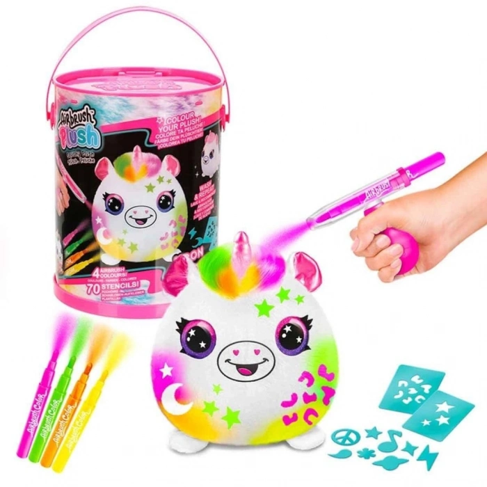 BFS 45523 Airbrush Peluş Neon Boyama Seti -