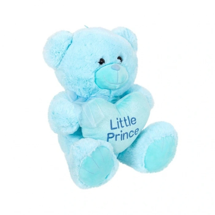 BFS  4763 Peluş Ayı Prens ve Prenses Kalpli Ayı 45 cm