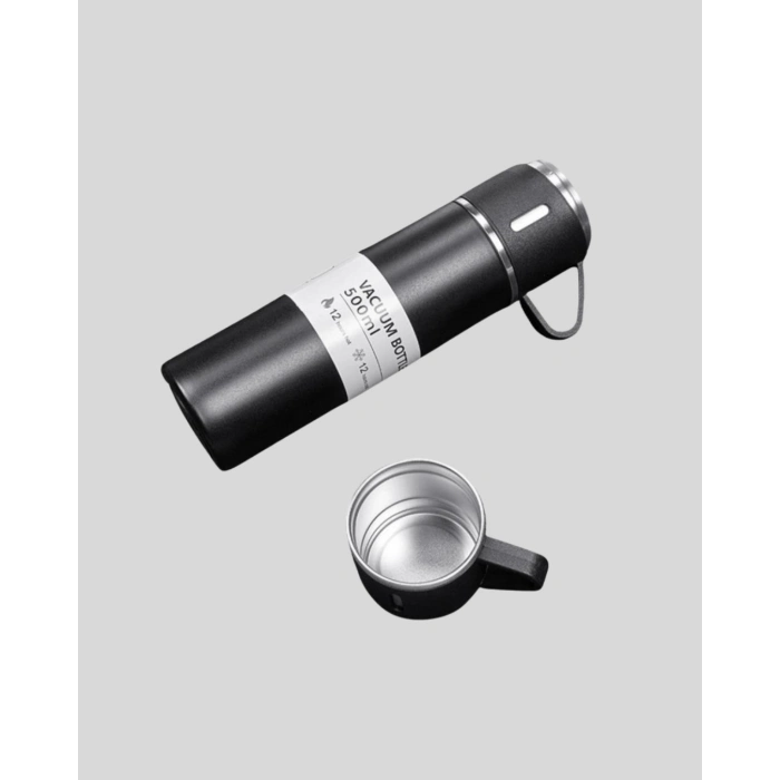 BFS 500 ml Paslanmaz Çelik Termos Seti – Sızdırmaz, Vakumlu, Isı Koruma Özellikli, Taşınabilir Termos