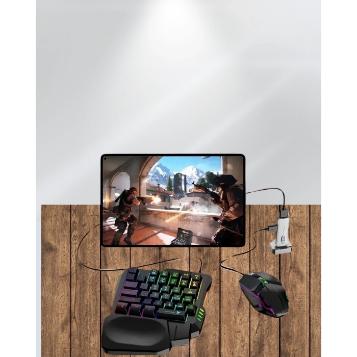 BFS 5in1 BT5.3 Mobil Oyun Kiti Klavye Mouse Dönüştürücü Seti