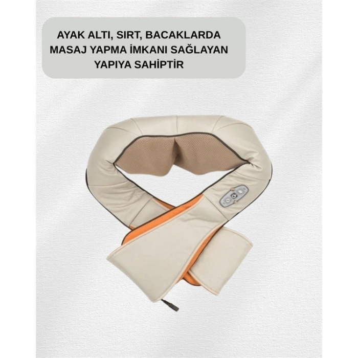 BFS 6 Başlıklı Isıtmalı Masaj Cihazı – Tüm Vücut İçin Derin Kas Masajı