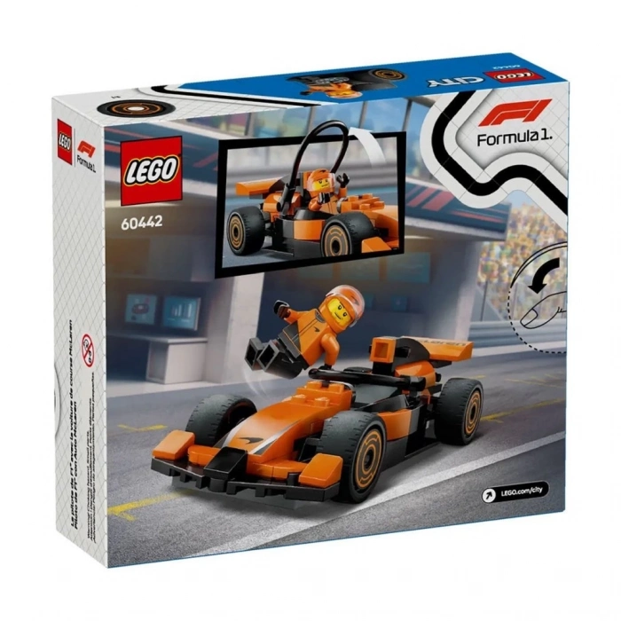 BFS   60442 Lego City McLaren Yarış Arabalı F1 Sürücüsü 86 parça +6 yaş
