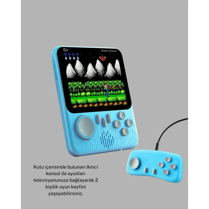 BFS 666 Oyunlu Retro Mini Oyun Konsolu – 3.5 LCD Ekran ve Çift Kişilik Oyun