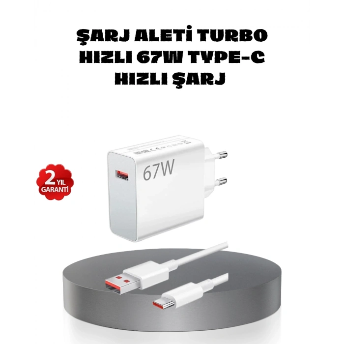 BFS 67W Turbo Type-C Hızlı Şarj Adaptörü – Akıllı Koruma Çipli, Hızlı Şarj Destekli