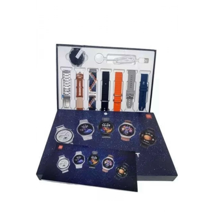 BFS 7 Kordonlu Akıllı Saat Siyah Kasa Dokunmatik Ekran Uyku ve Sağlık Takibi