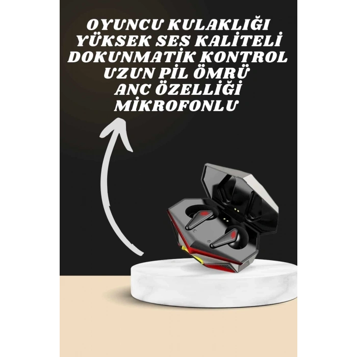 BFS 7 Kordonlu Akıllı Saat Ve Oyuncu Kulaklığı Bluetooth Bağlantılı Android ve İOS Uyumlu