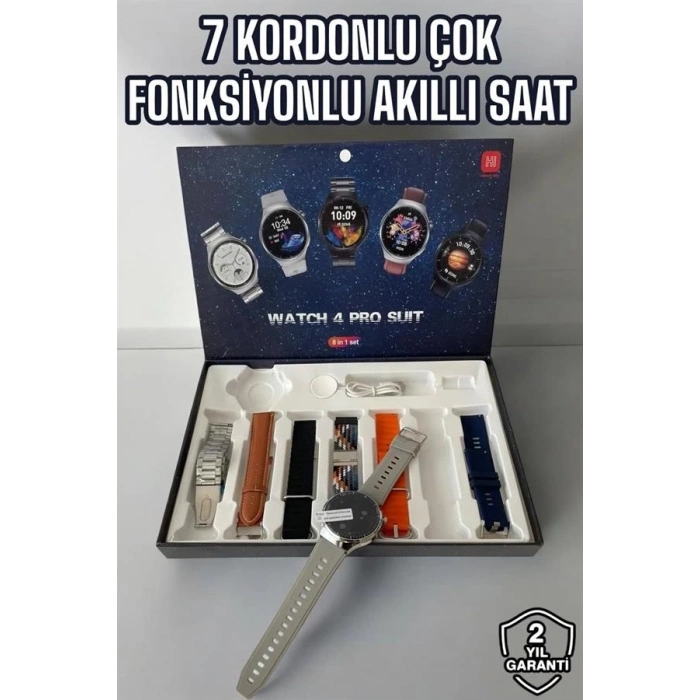 BFS Akıllı Saat 7 Kordonlu Yeni Nesil Arama Cevaplayan Çok Fonksiyonlu