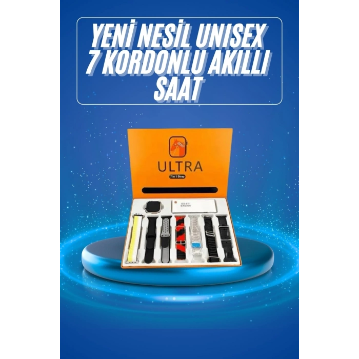 BFS Akıllı Saat Çağrı Cevaplayabilen Unısex 7 Kordonlu Müzik Dinleme