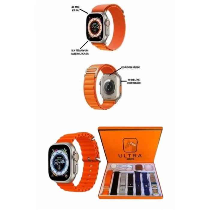 BFS Akıllı Saat Çağrı Cevaplayabilen Unısex 7 Kordonlu Müzik Dinleme