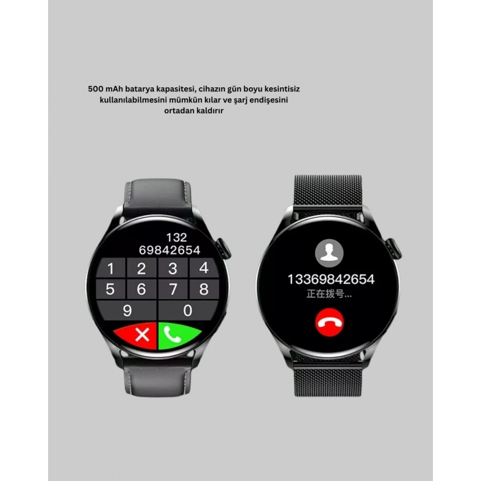 BFS Akıllı Saat GPS Nabız Uyku Takibi Sesli Arama Titreşim Bildirimli