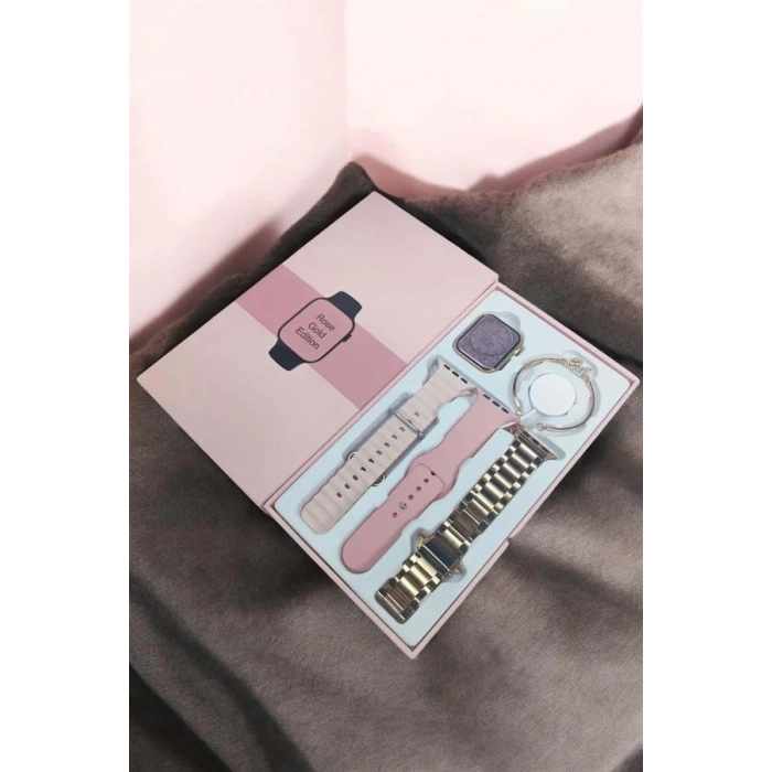 BFS Akıllı Saat Sesli Görüşme Bildirim Görme Uyku ve Sağlık Takibi