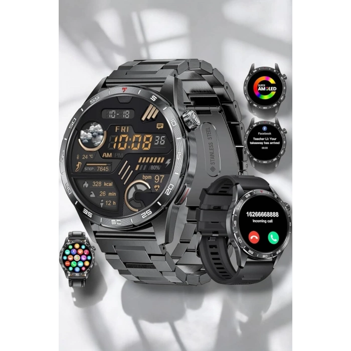 BFS Akıllı Saat Uyku Ve Sağlık Takibi Bildirim Görme Arama Cevaplama