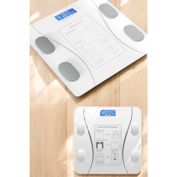 BFS Akıllı Tartı Dijital Baskül Yağ Su Kas Vücut Kitle Kilo Ölçer Tartı