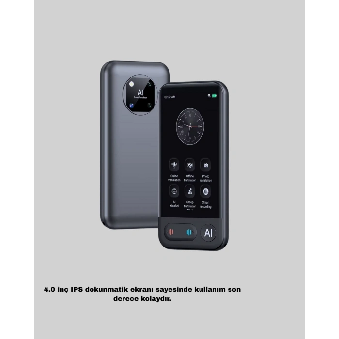 BFS Akıllı Taşınabilir Tercüman – 17 Çevrimdışı, 139 Çevrimiçi Dil Desteği