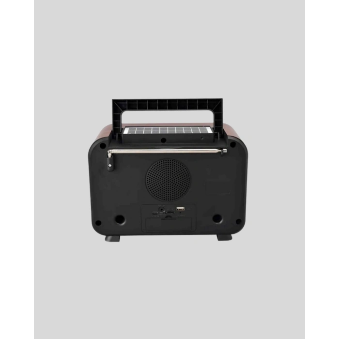 BFS Alev Işığı Efektli Solar Bluetooth Hoparlör Radyo Destekli Taşınabilir Model