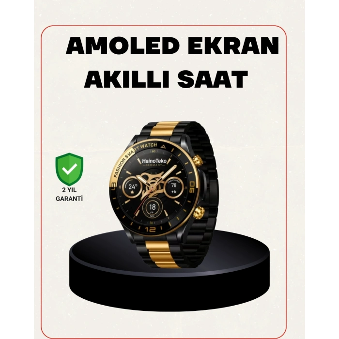 BFS Amoled Akıllı Saat Manyetik Şarj GPS Destekli Spor ve Günlük Kullanım