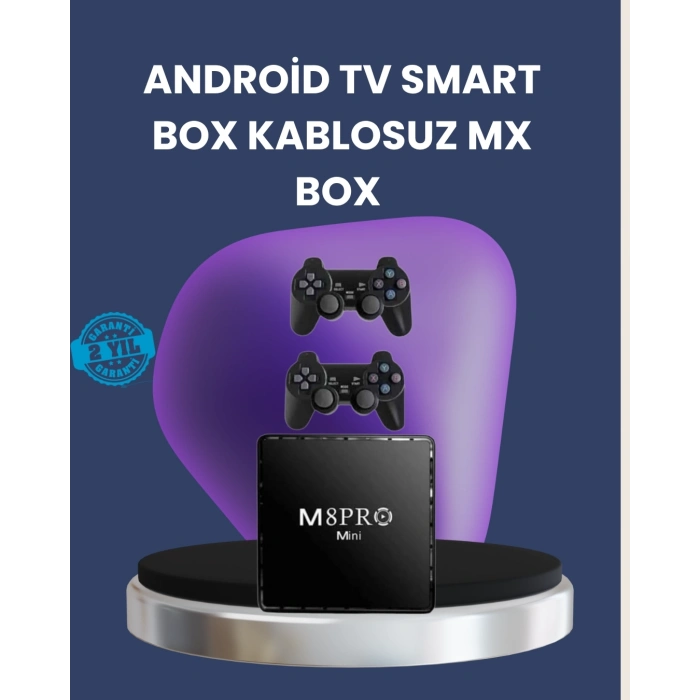 BFS Android TV Box 10K Ultra HD Medya Oynatıcı ve Oyun Cihazı