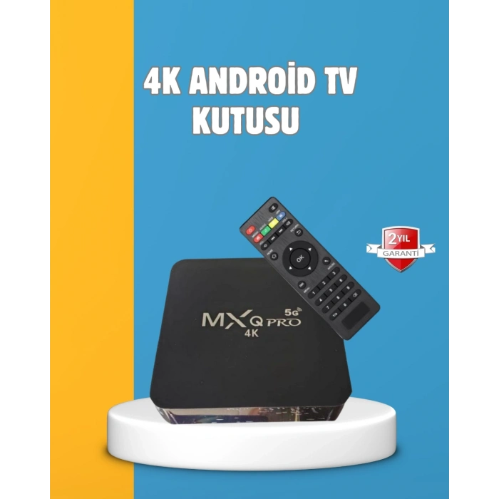 BFS Android TV Box 4K – 2GB RAM 16GB ROM, Kablosuz Wi-Fi Medya Oynatıcı