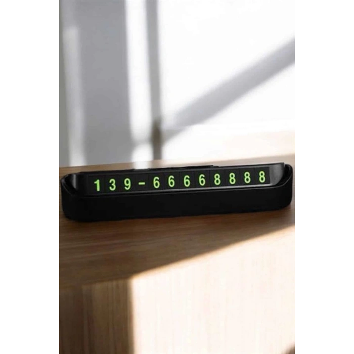 BFS Araç İçi Numaratör Numaralık Torpido Üstü Açılır Kapanır Telefon Numarası Bırakma