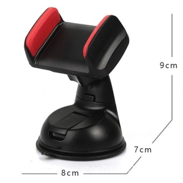 BFS Araç İçi Torpido ve Cam Vakumlu Kısa Boy Telefon Tutucu