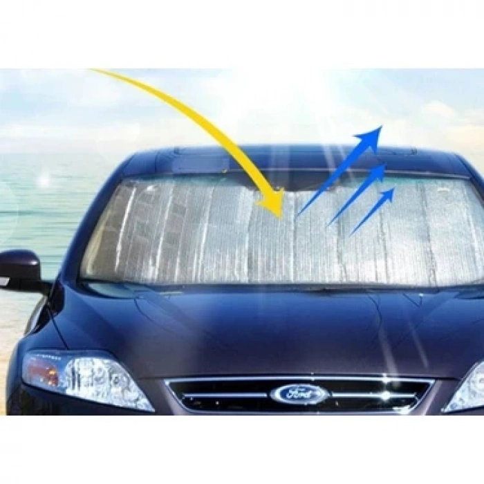 BFS Araç Ön Cam Güneşlik Isı Yalıtımlı Katlanabilir Model Renault Megane Honda Civic Opel Astra Ford Focus