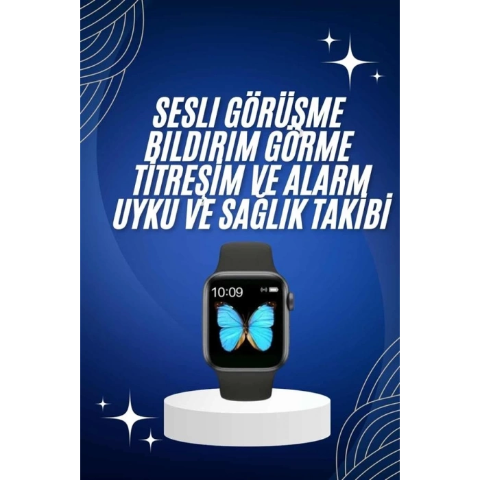 BFS Arama Cevaplayabilen Akıllı Saat Bluetooth Bağlantılı Sosyal Medya Girişli