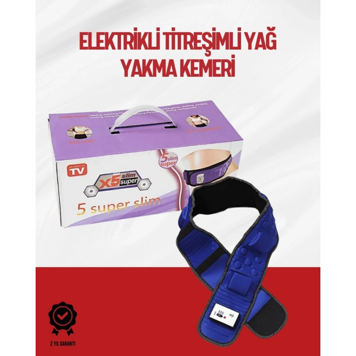 BFS Ayarlanabilir Hızlı Elektrikli Masaj Kemeri – Yağ Yakımına Yardımcı