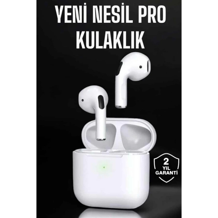 BFS Beyaz Yeni Nesil Pro Bluetooth Kulaklık Yüksek Ses Kaliteli ANC Özelliği