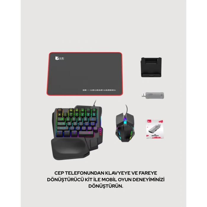 BFS Bluetooth 5.3 Mobil Oyun Kiti – PUBG ve CODM İçin 5 Parça Set