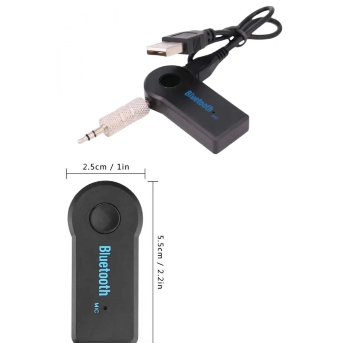 BFS Bluetooth Araç Kiti Aux Çıkışlı  Telefon Müzik Alıcı Tüm Cihazlara Uyumlu