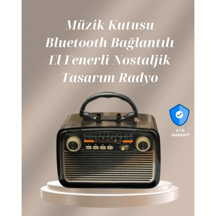 BFS Bluetooth Bağlantılı Taşınabilir Hoparlör – FM/AM Radyo Özellikli, Şarj Edilebilir Batarya, 1 kg
